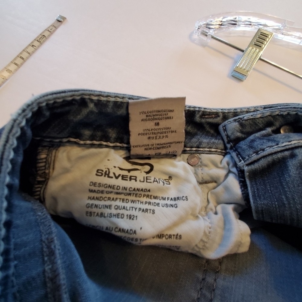 Silver Jeans Women's Aiko Bootcut Jeans Size 27 x 31, Medium Blue Wash - Picture 8 of 8